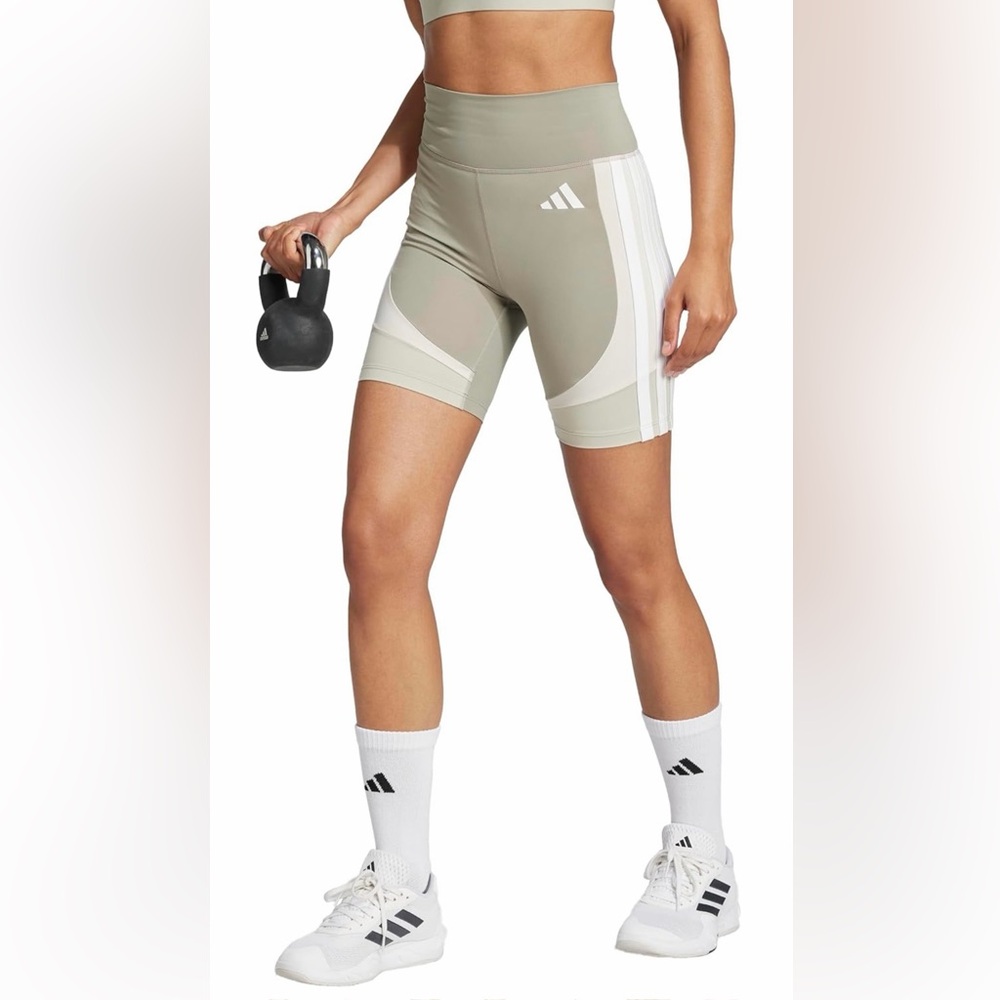 Adidas Women's Beige Bike Shorts